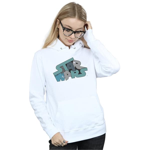 Star Wars Womens/Ladies Death Star Jumble Logo Hoodie