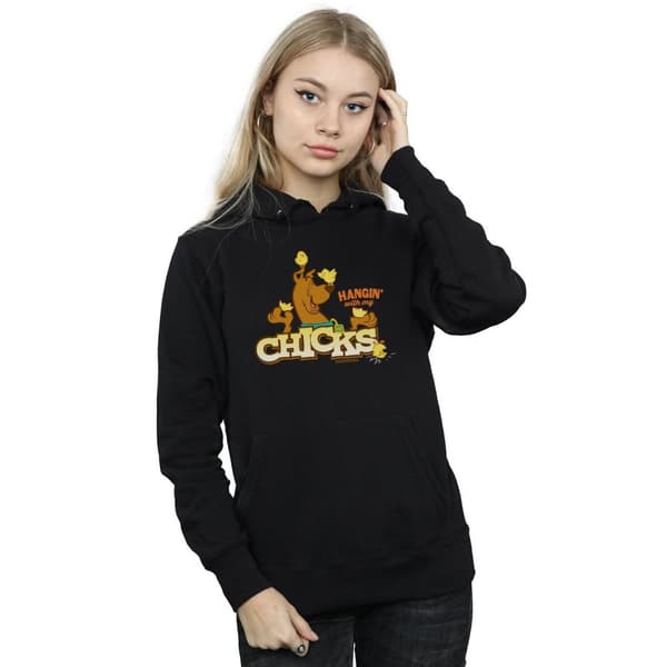Scooby Doo Womens/Ladies Hangin With My Chicks Hoodie