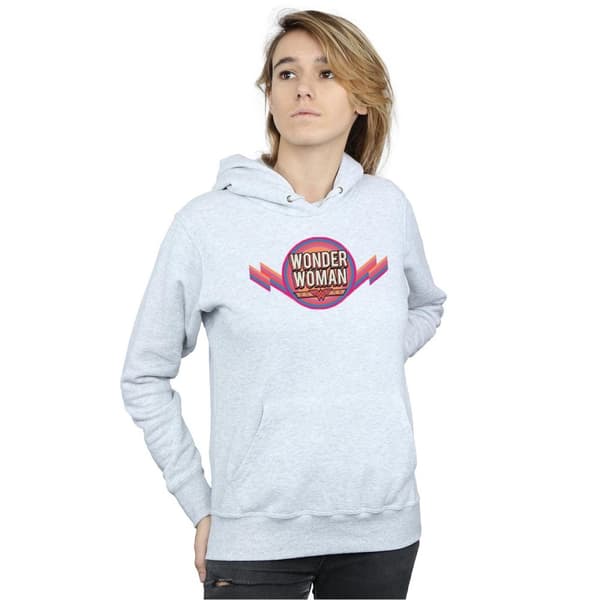 DC Comics Kvinnor/Ladies Wonder Woman Rainbow Logo Hoodie