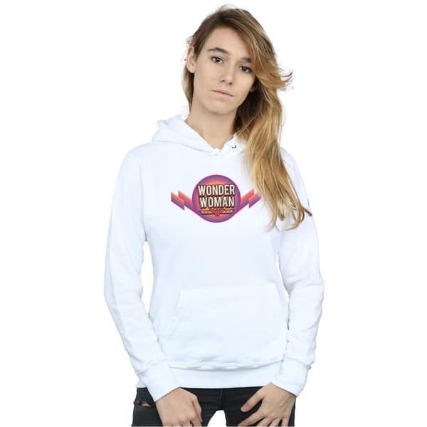 DC Comics Kvinnor/Ladies Wonder Woman Rainbow Logo Hoodie