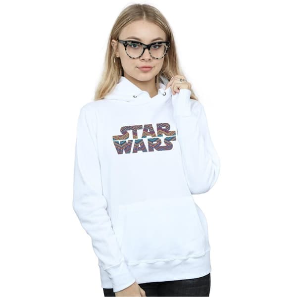 Star Wars Womens/Ladies Colour Aztec Logo Hoodie
