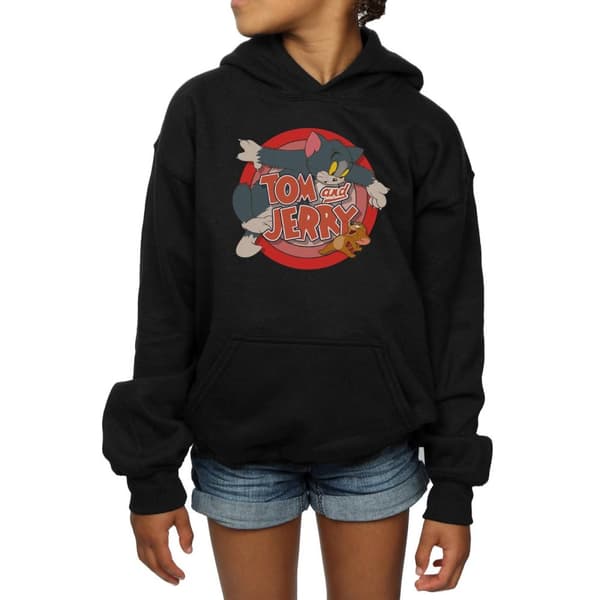 Tom And Jerry Girls Classic Catch Hoodie