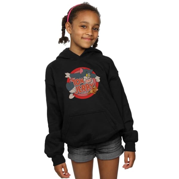 Tom And Jerry Girls Classic Catch Hoodie