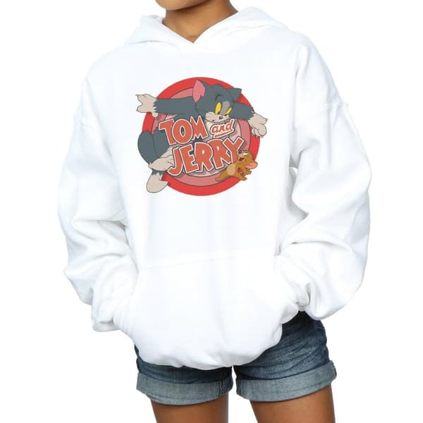 Tom And Jerry Girls Classic Catch Hoodie