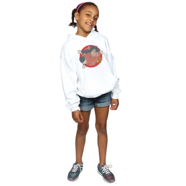 Tom And Jerry Girls Classic Catch Hoodie