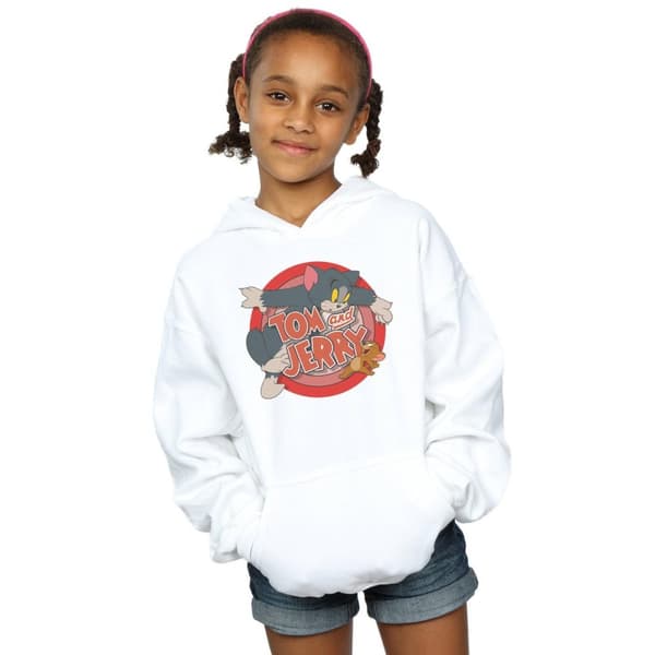 Tom And Jerry Girls Classic Catch Hoodie