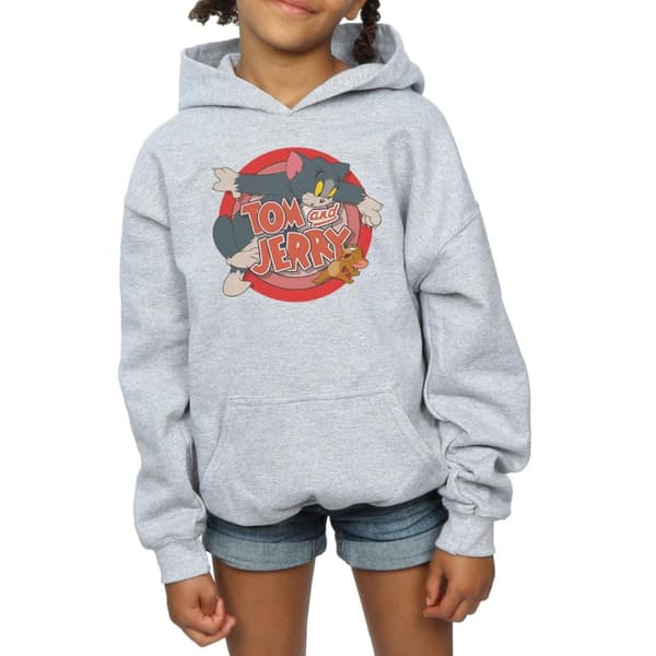 Tom And Jerry Girls Classic Catch Hoodie