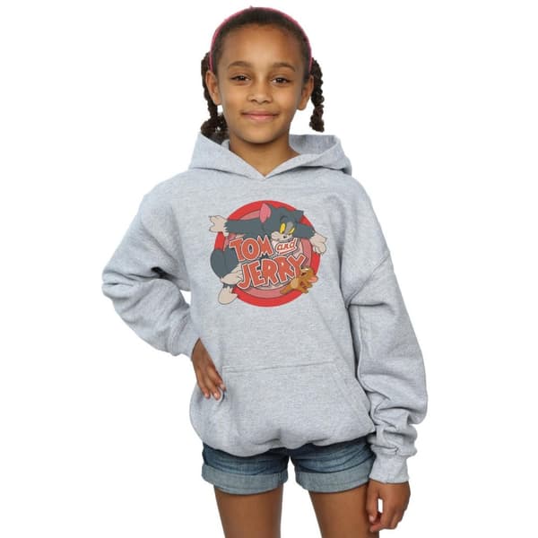 Tom And Jerry Girls Classic Catch Hoodie