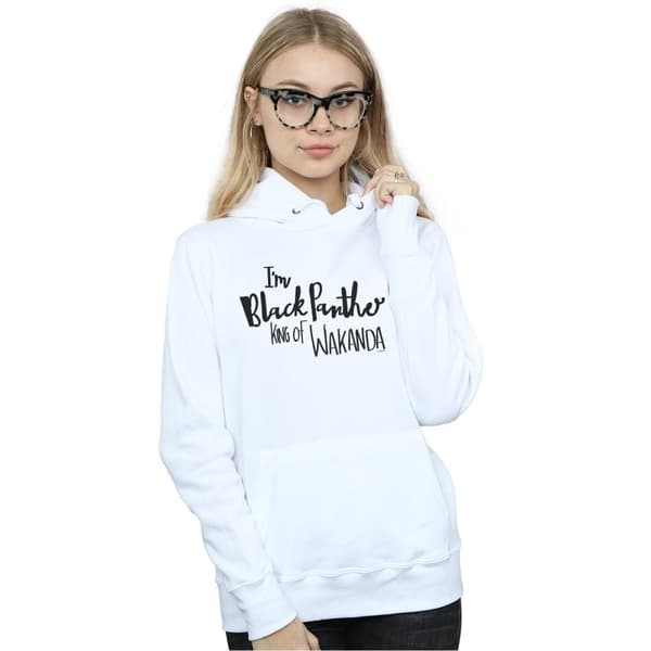 Marvel Womens/Ladies - I Am Black Panther - Huvtröja