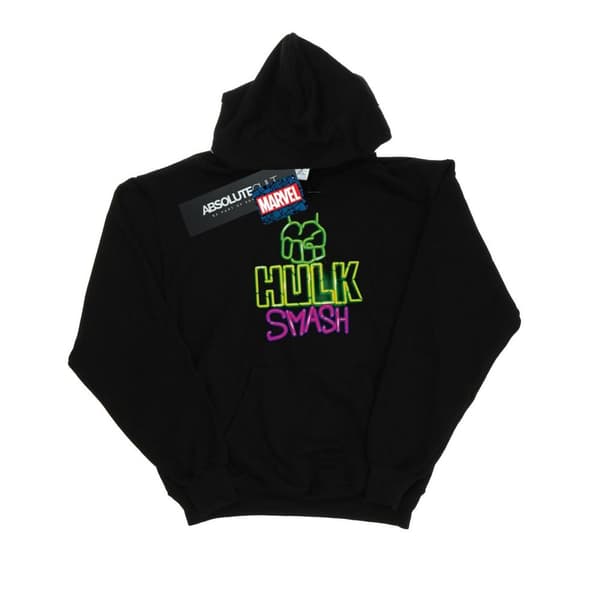 Marvel Hulk Smash-hoodie för tjejer Black 9-11 Years