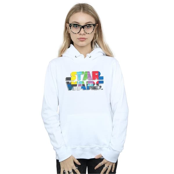 Star Wars Huvtröja med testkortets logotyp för kvinnor/damer