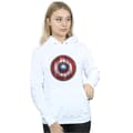 Pikkukuva 2 / 3: Marvel Womens/Ladies Captain America Wooden Shield Hoodie