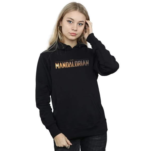 Star Wars Womens/Ladies The Mandalorian Series Logo Hoodie