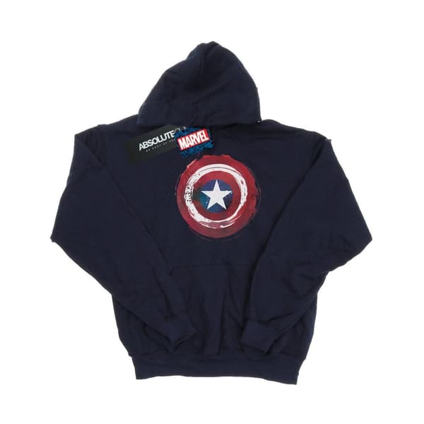 Marvel Boys Captain America Splatter Shield Hoodie
