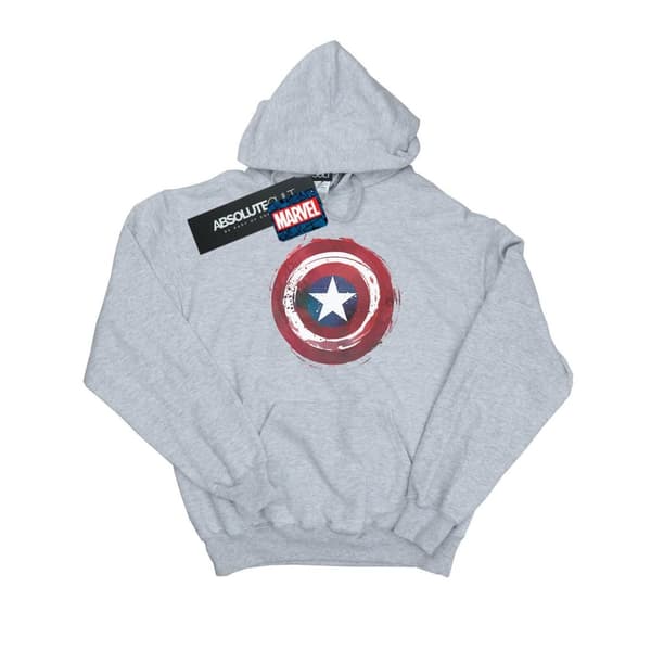 Marvel Boys Captain America Splatter Shield Hoodie