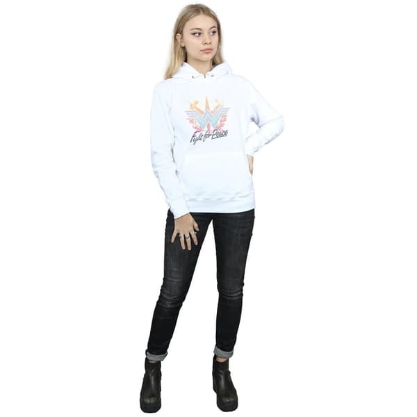 DC Comics Womens/Ladies Wonder Woman Fight For Peace Hoodie