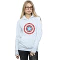 Pikkukuva 2 / 3: Marvel Womens/Ladies Captain America Pixelated Shield Hoodie