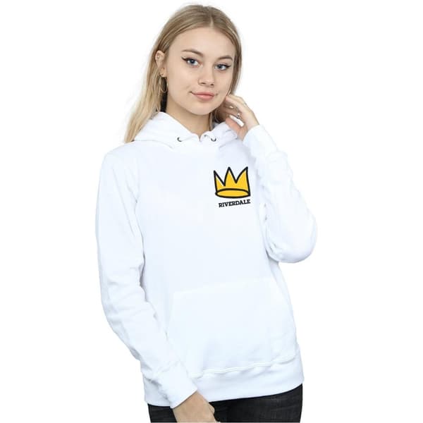 Riverdale Womens/Ladies Crown Breast Print Hoodie