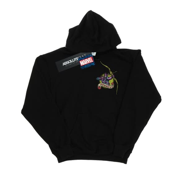 Marvel Girls Hawkeye Tattoo Breast Print Hoodie
