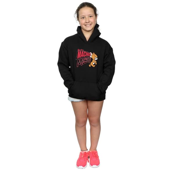Tom And Jerry Girls Macho Mouse Hoodie