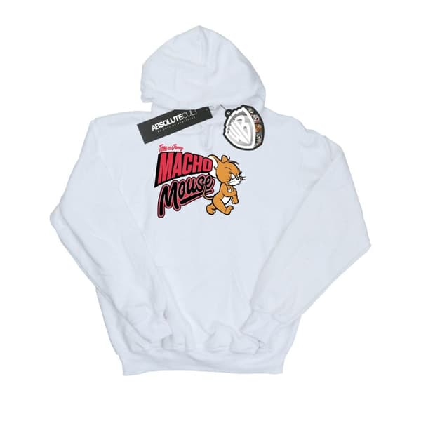 Tom And Jerry Macho Mouse-hoodie för flickor White 9-11 Years