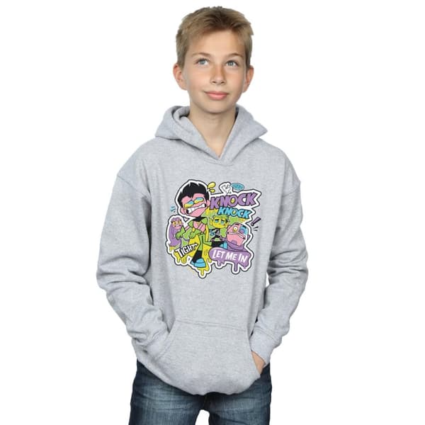 DC Comics Boys Teen Titans Go Knock Knock Hoodie