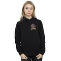 Miniatyrbillede 2 af 3: Marvel Womens/Ladies Captain America Tattoo Breast Print Hoodie