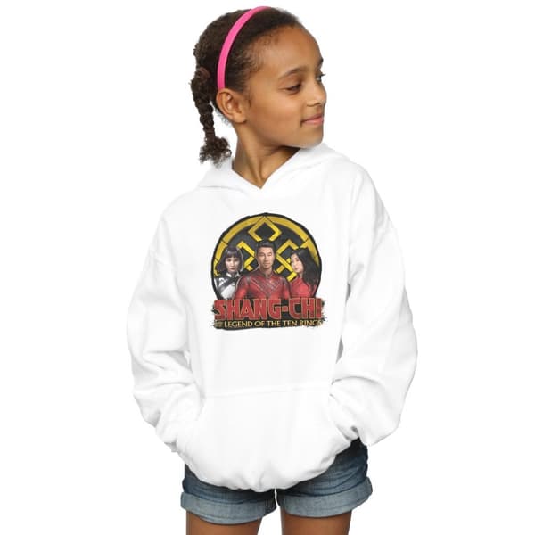 Marvel Girls Shang-Chi And The Legend Of The Ten Rings Group Logo Emblem Hoodie