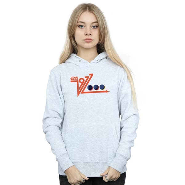 Star Wars Womens/Ladies Retro 1977 Death Star Hoodie