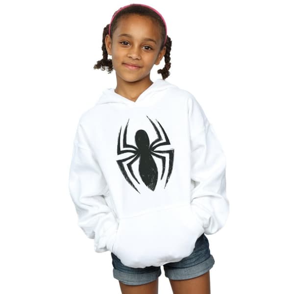 Marvel Girls Spider-Man Ultimate Spider Logo Hoodie
