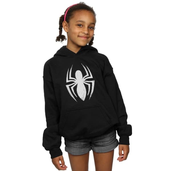 Marvel Girls Spider-Man Ultimate Spider Logo Hoodie