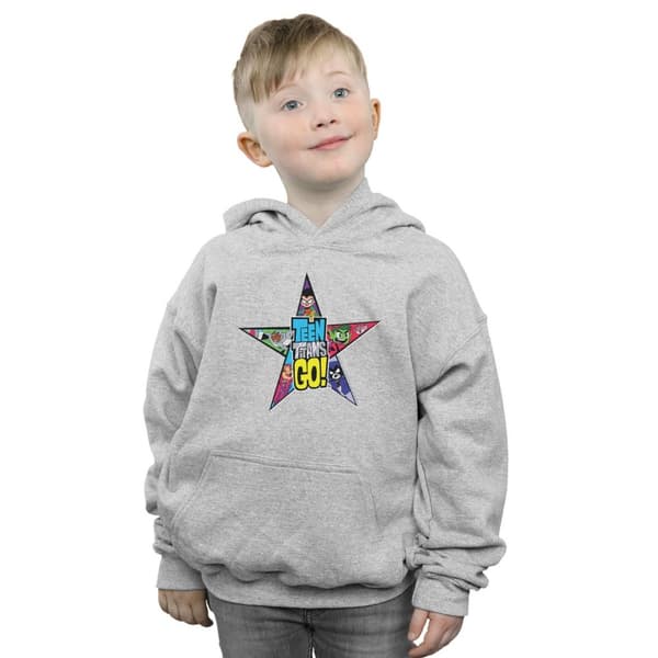 DC Comics Pojkar Teen Titans Go Star Logo Hoodie