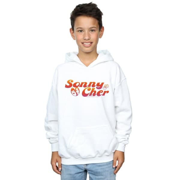 Sonny & Cher Boys Gradient Logo Hoodie