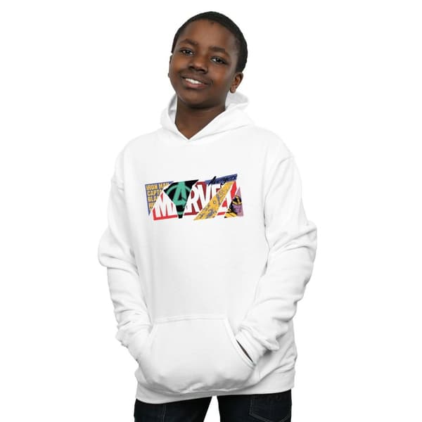 Marvel Boys Collage Logo Hoodie