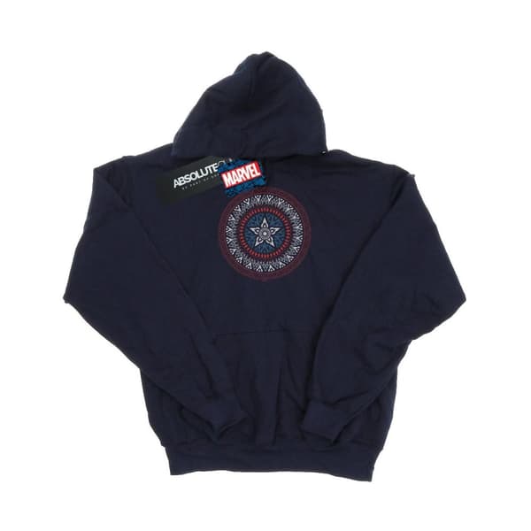 Marvel Girls Captain America Ornamental Shield Hoodie