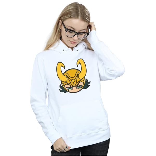 Marvel Womens/Ladies Loki Close Up Hoodie