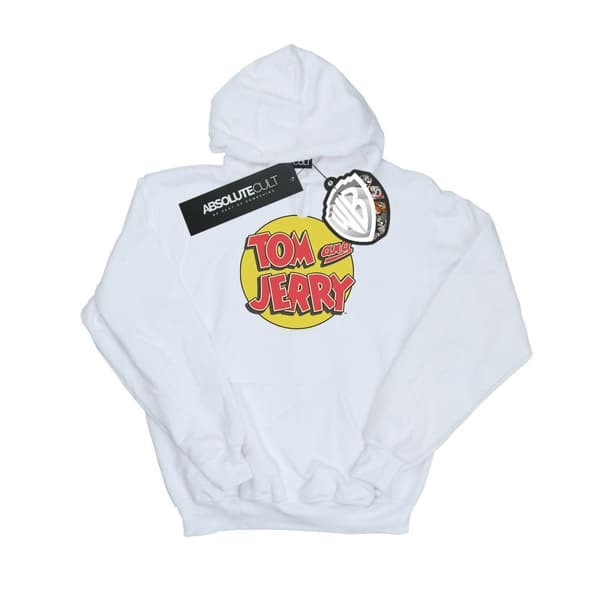Tom And Jerry Girls Circle Logo Hoodie