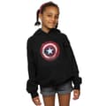Miniatyrbild 2 av 3: Marvel Captain America Splatter Shield-hoodie för flickor