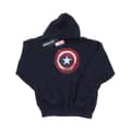 Miniatyrbild 1 av 3: Marvel Captain America Splatter Shield-hoodie för flickor