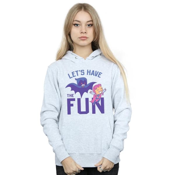 DC Comics Womens/Ladies Teen Titans Go Let´s Have The Fun Hoodie