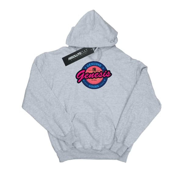 Genesis Girls Neon Logo Hoodie Sports Grey 7-8 Years