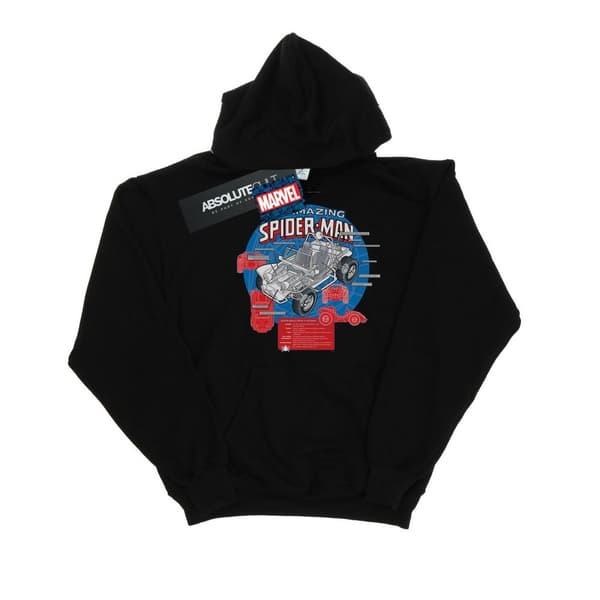 Marvel Womens/Ladies Spider-Man Spider-Buggy Breakdown Hoodie