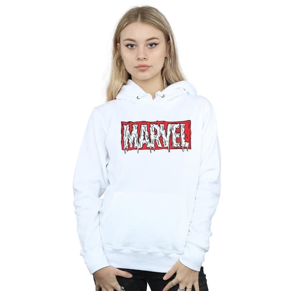 Marvel Womens/Ladies Drip Logo Hoodie