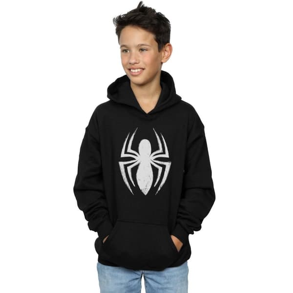 Marvel Boys Spider-Man Ultimate Spider Logo Hoodie