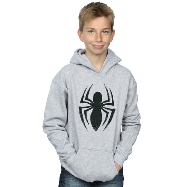 Marvel Boys Spider-Man Ultimate Spider Logo Hoodie