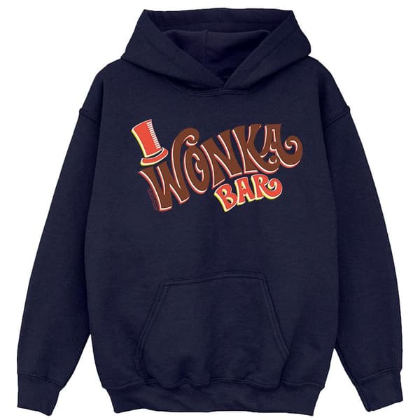 Willy Wonka Boys Bar Logo Hoodie
