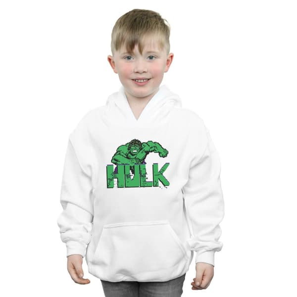 Marvel Boys Hulk Pixelated Hoodie