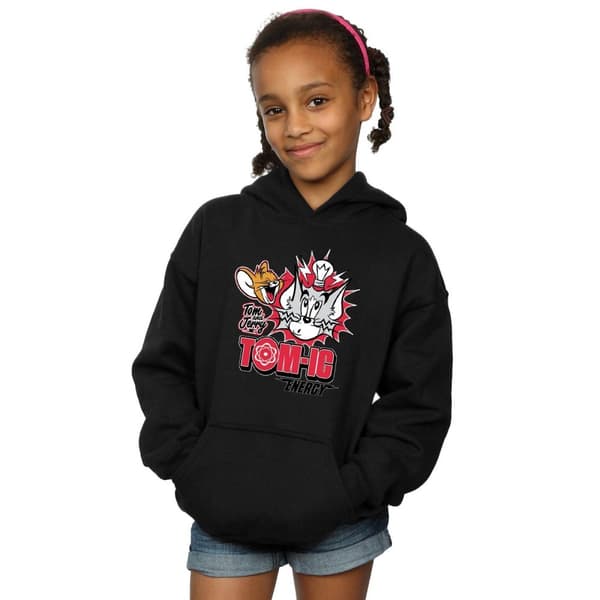 Tom And Jerry Girls Tomic Energy Hoodie