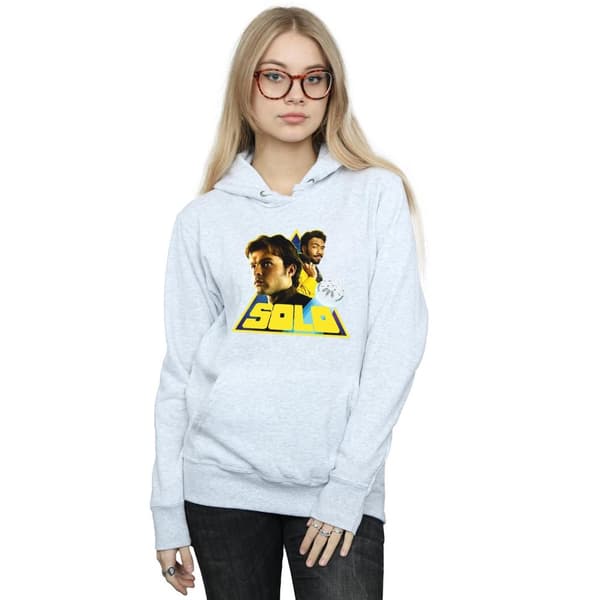 Star Wars Womens/Ladies Solo Retro Triangle Hoodie