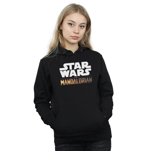 Star Wars Womens/Ladies The Mandalorian Logo Hoodie